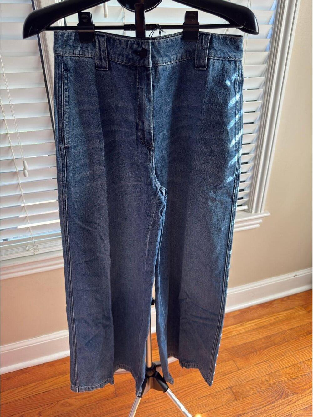 Saint Art Amber Denim Pants Ashbury Wash Wide Leg Baggy Blue Jeans Women’s S NWT